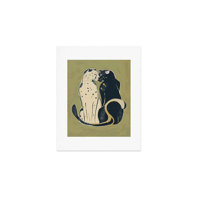 Two Cheetahs Art Print Gallery Image 1
