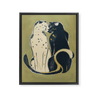Two Cheetahs Framed Canvas Print Gallery Image 6