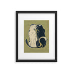 Two Cheetahs Framed Art Print Gallery Image 5