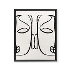 Two Faces 2 Framed Canvas Print Gallery Image 8