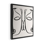 Two Faces 2 Framed Canvas Print Gallery Image 2
