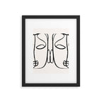 Two Faces 2 Framed Art Print Gallery Image 6
