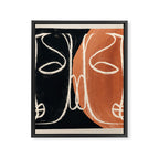 Two Faces 3 Framed Canvas Print Gallery Image 8