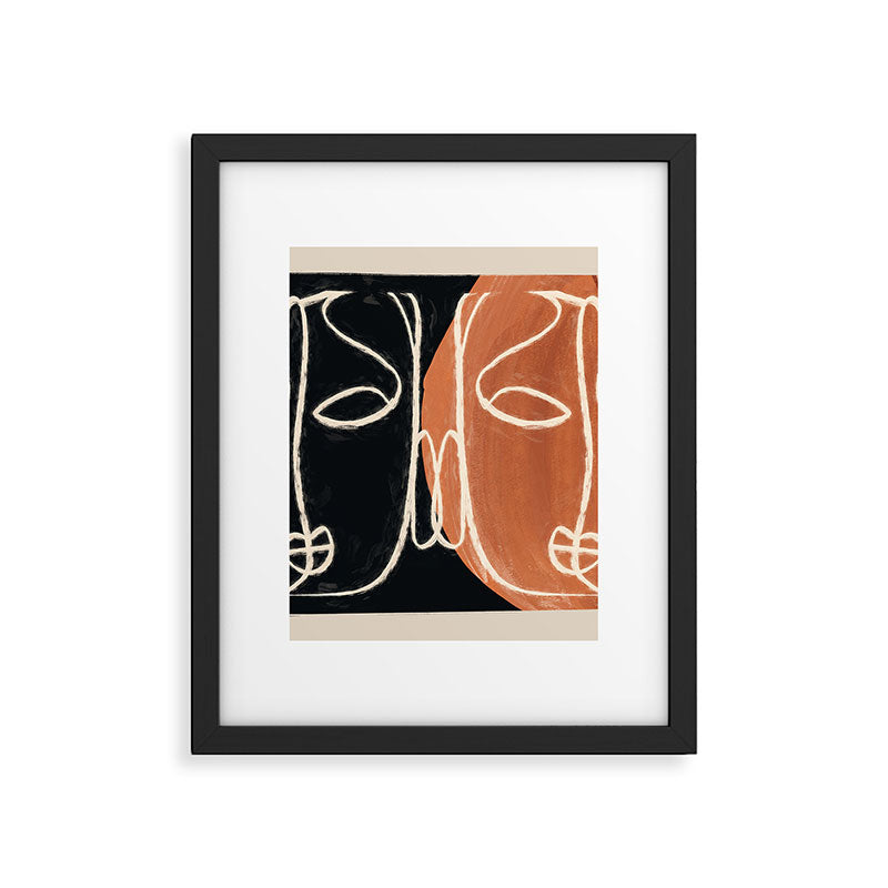 Two Faces 3 Framed Art Print Gallery Image 6