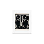 Two Faces Art Print Gallery Image 1