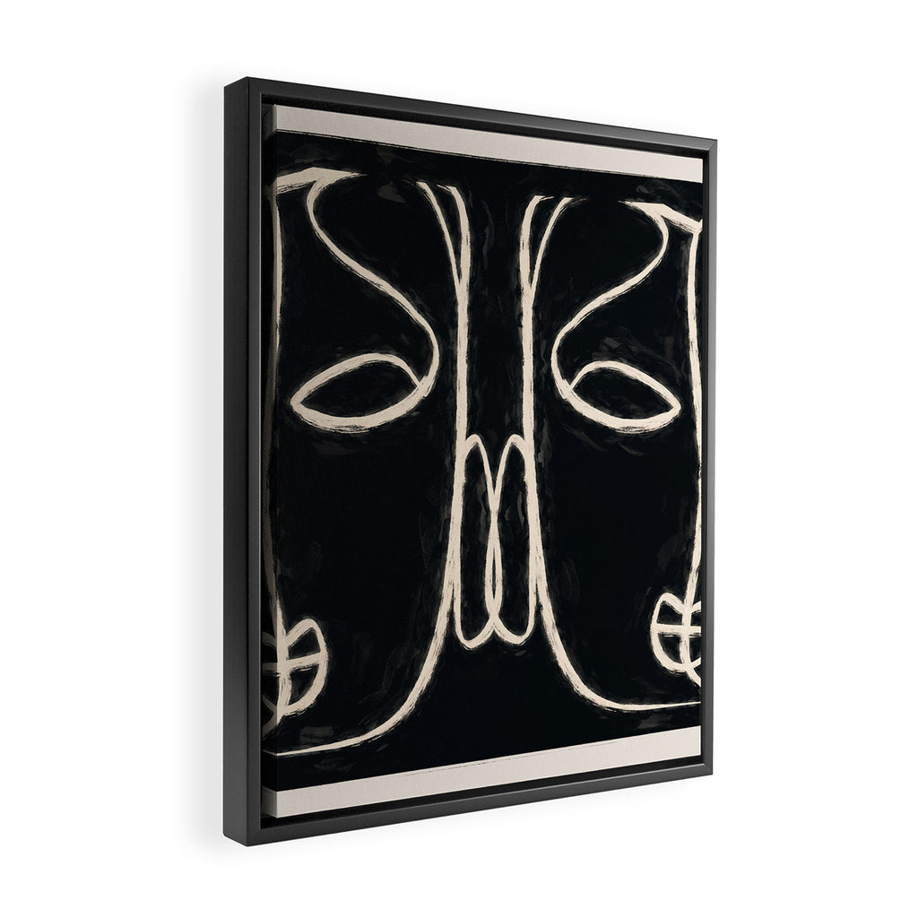 Two Faces Framed Canvas Print Gallery Image 2