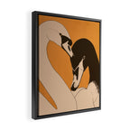 Two Swans 2 Framed Canvas Print Gallery Image 2