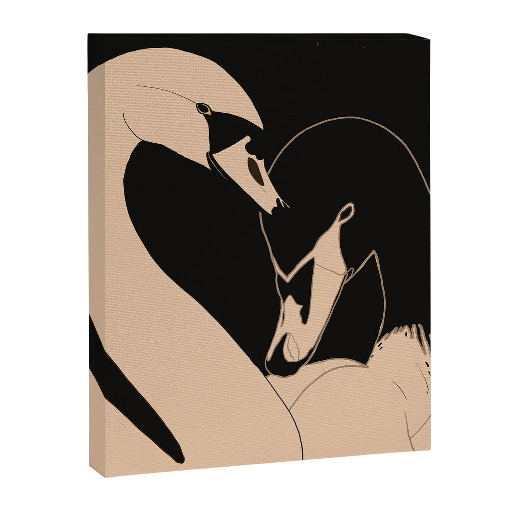 Two Swans Canvas Print Gallery Image 6