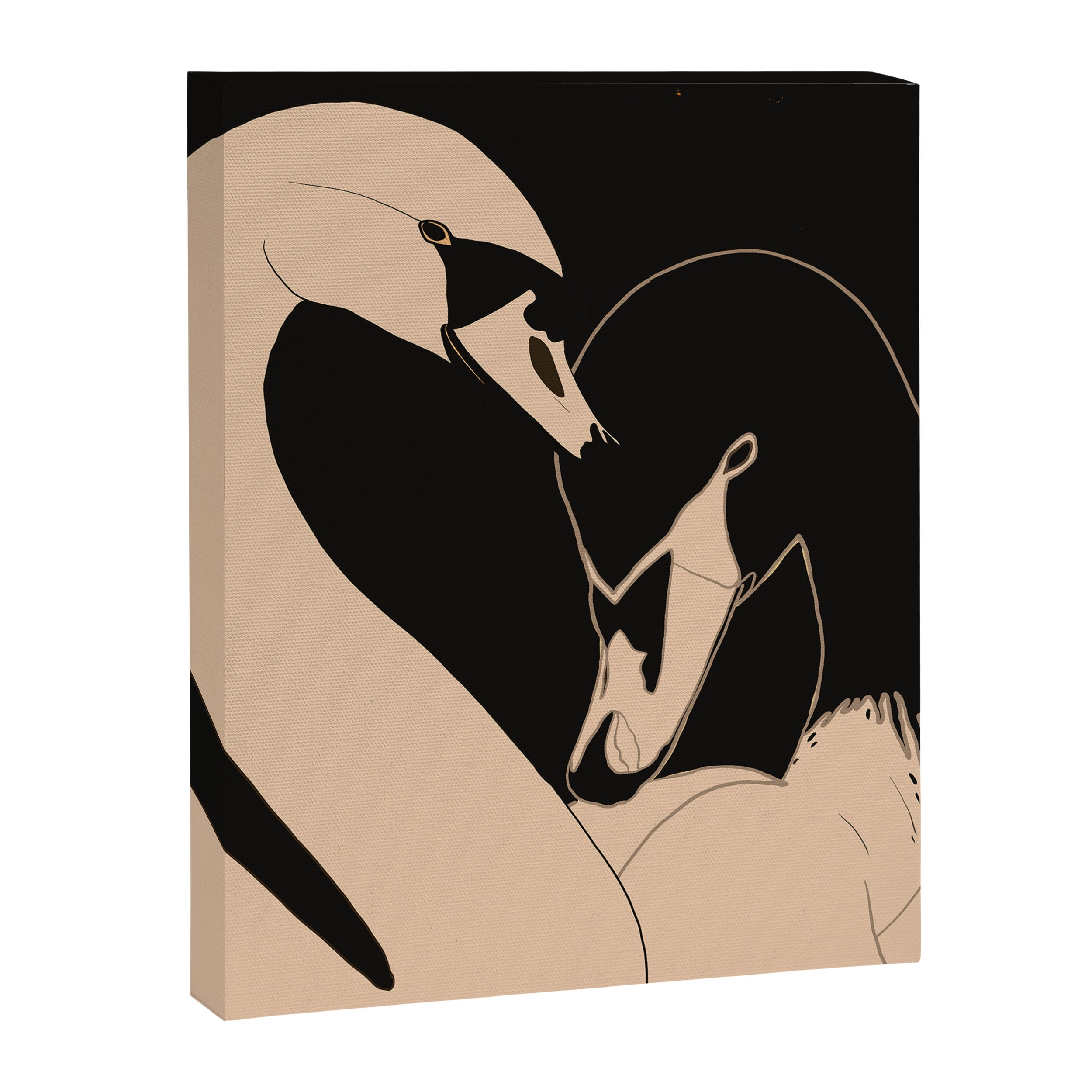 Two Swans Canvas Print Gallery Image 6