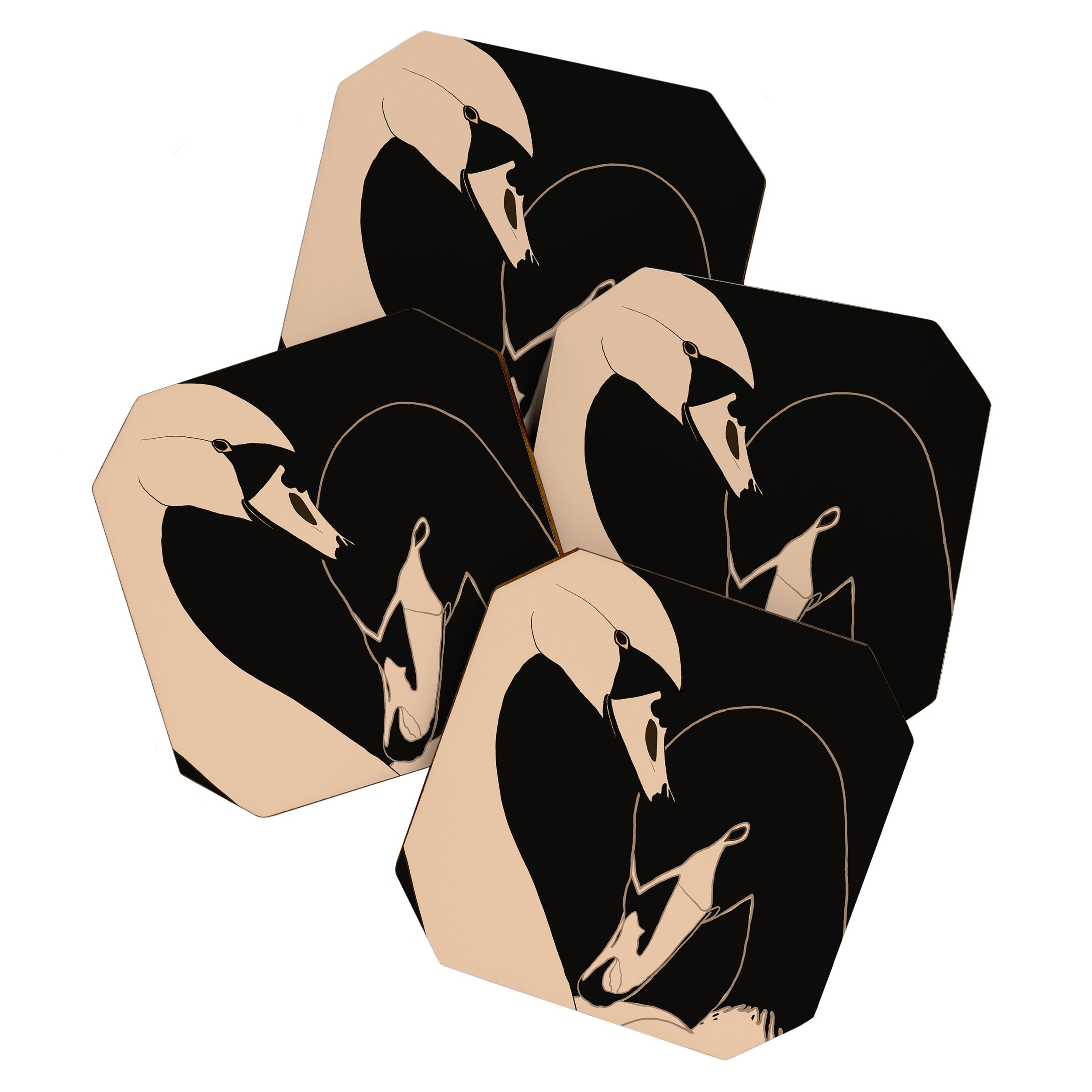 Two Swans Coaster Gallery Image 1