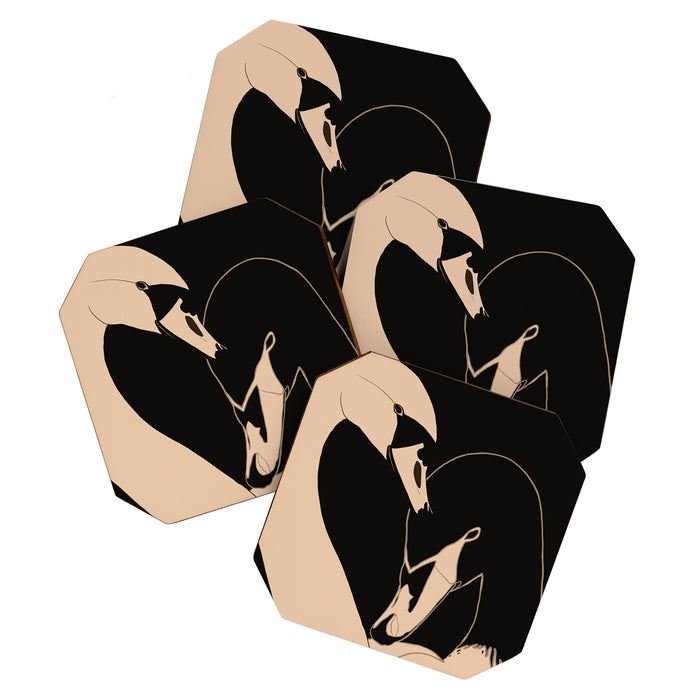 Two Swans Coaster Gallery Image 1