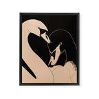 Two Swans Framed Canvas Print Gallery Image 6