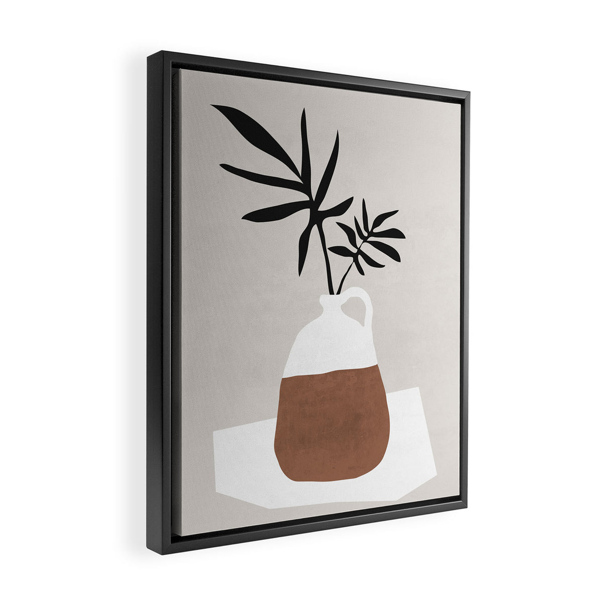 Vase 4 Framed Canvas Print Gallery Image 2