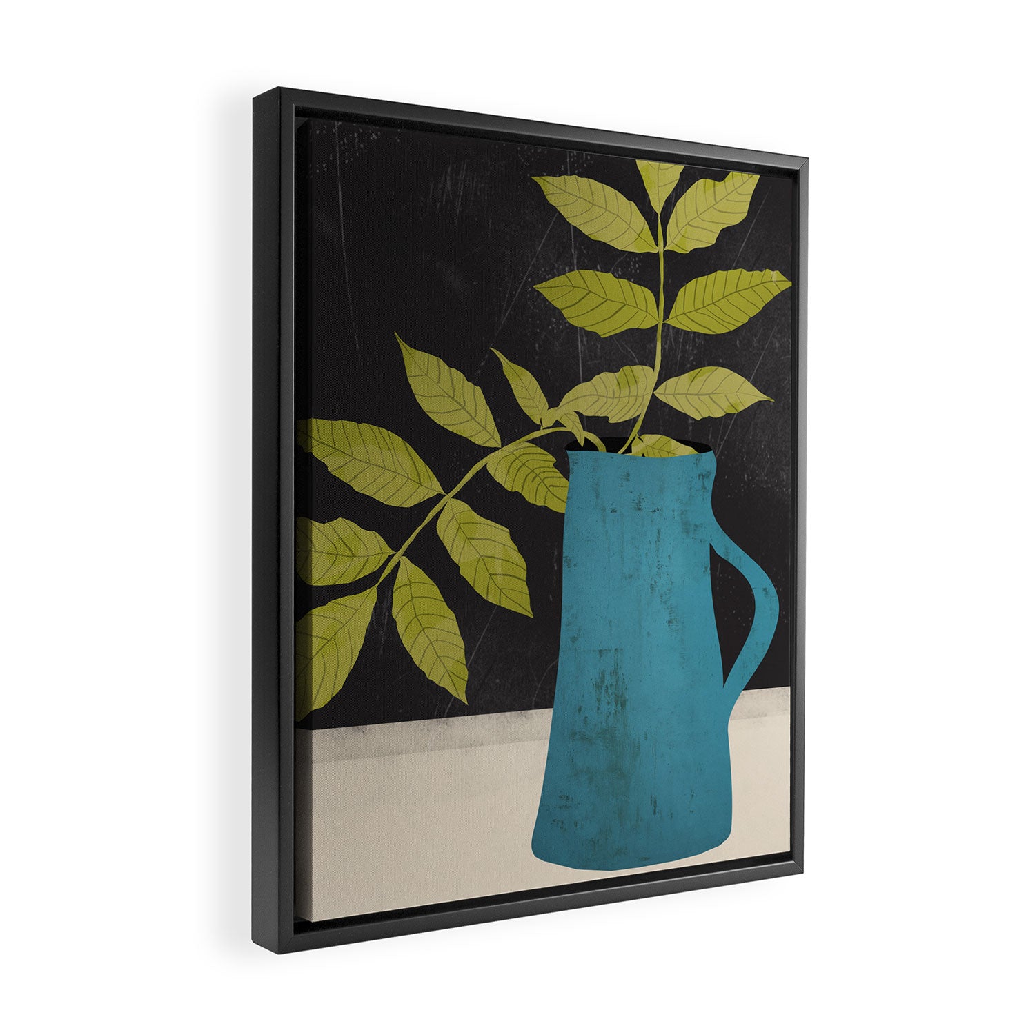 Vase 6 Framed Canvas Print Gallery Image 2