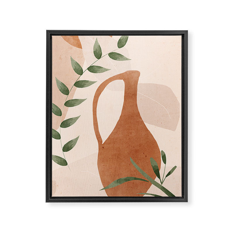 Vase Abstract Art Framed Canvas Print Gallery Image 6