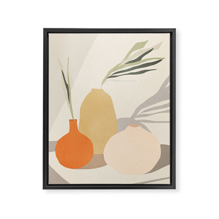 Vases2 Framed Canvas Print Gallery Image 1