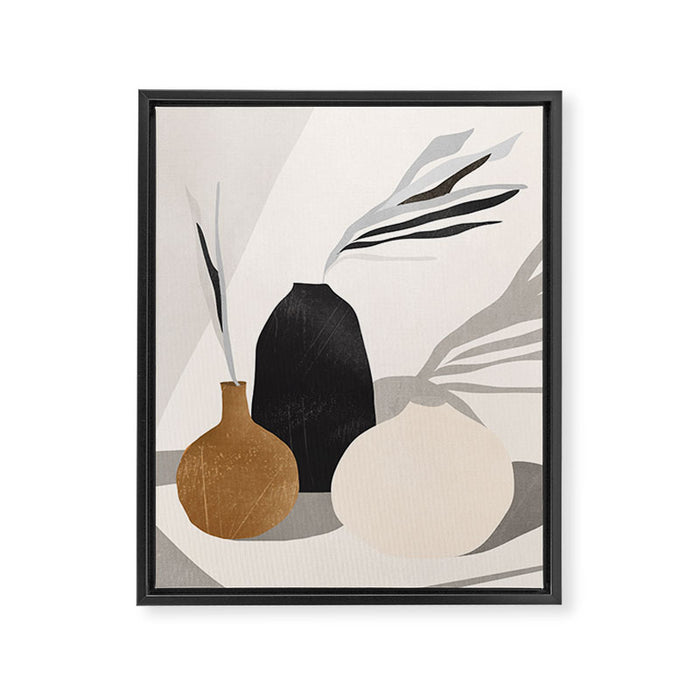 Vases2/2 Framed Canvas Print Gallery Image 1