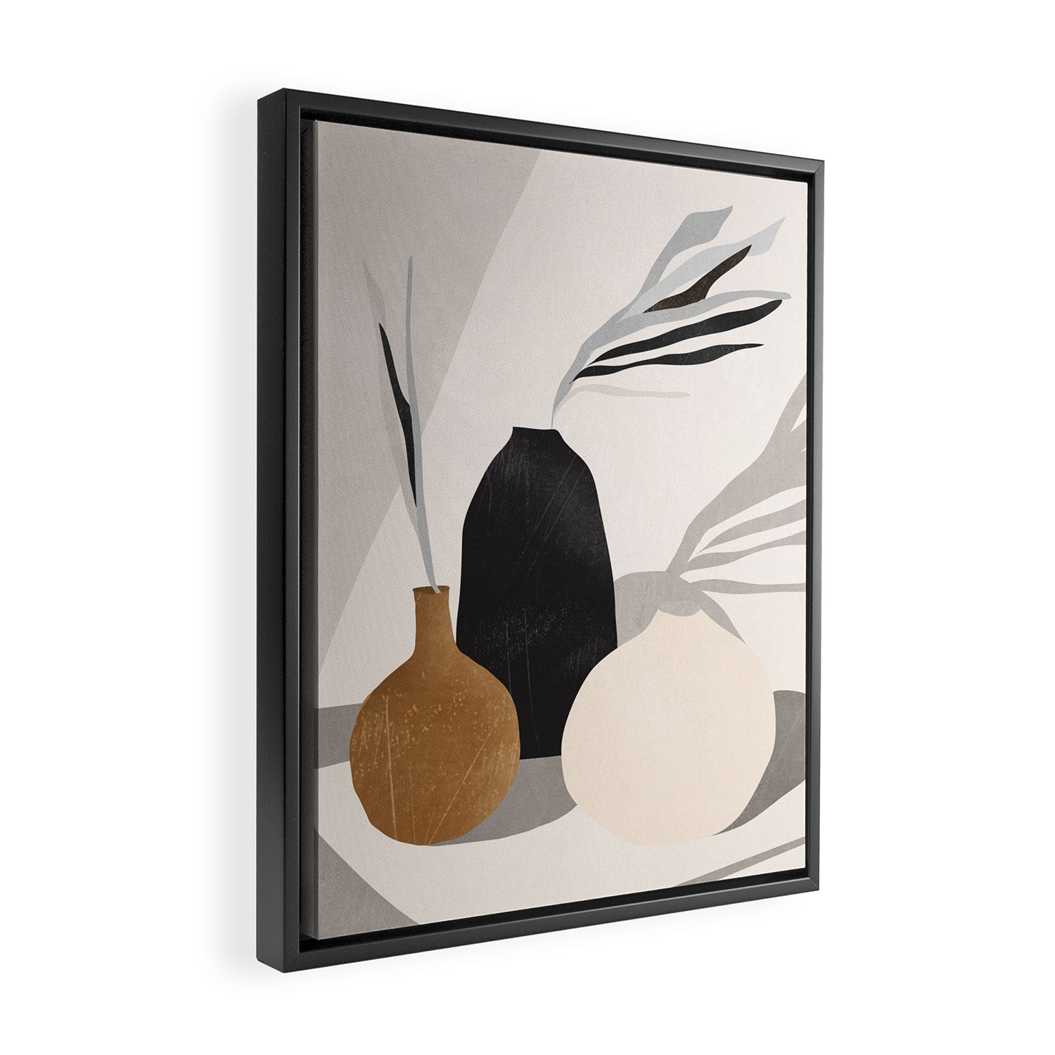 Vases2/2 Framed Canvas Print Gallery Image 2
