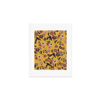  Warm Floral Pattern Art Print Gallery Image 1