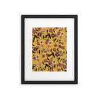  Warm Floral Pattern Framed Art Print Gallery Image 5