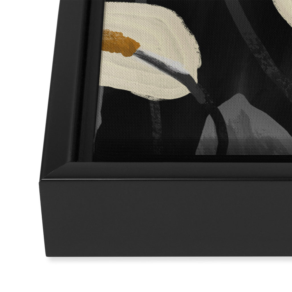 White Calla Lilies 6 Framed Canvas Print Gallery Image 3