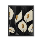 White Calla Lilies 6 Framed Canvas Print Gallery Image 8