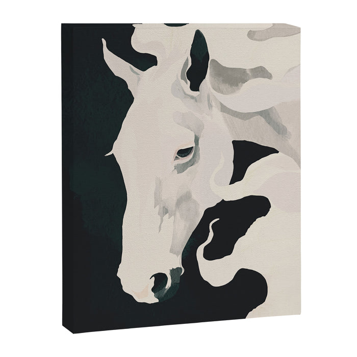 White Horse Canvas Print Gallery Image 1