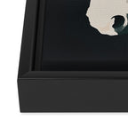 White Horse Framed Canvas Print Gallery Image 3