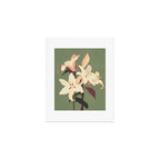 White Lilies 2 Art Print Gallery Image 1
