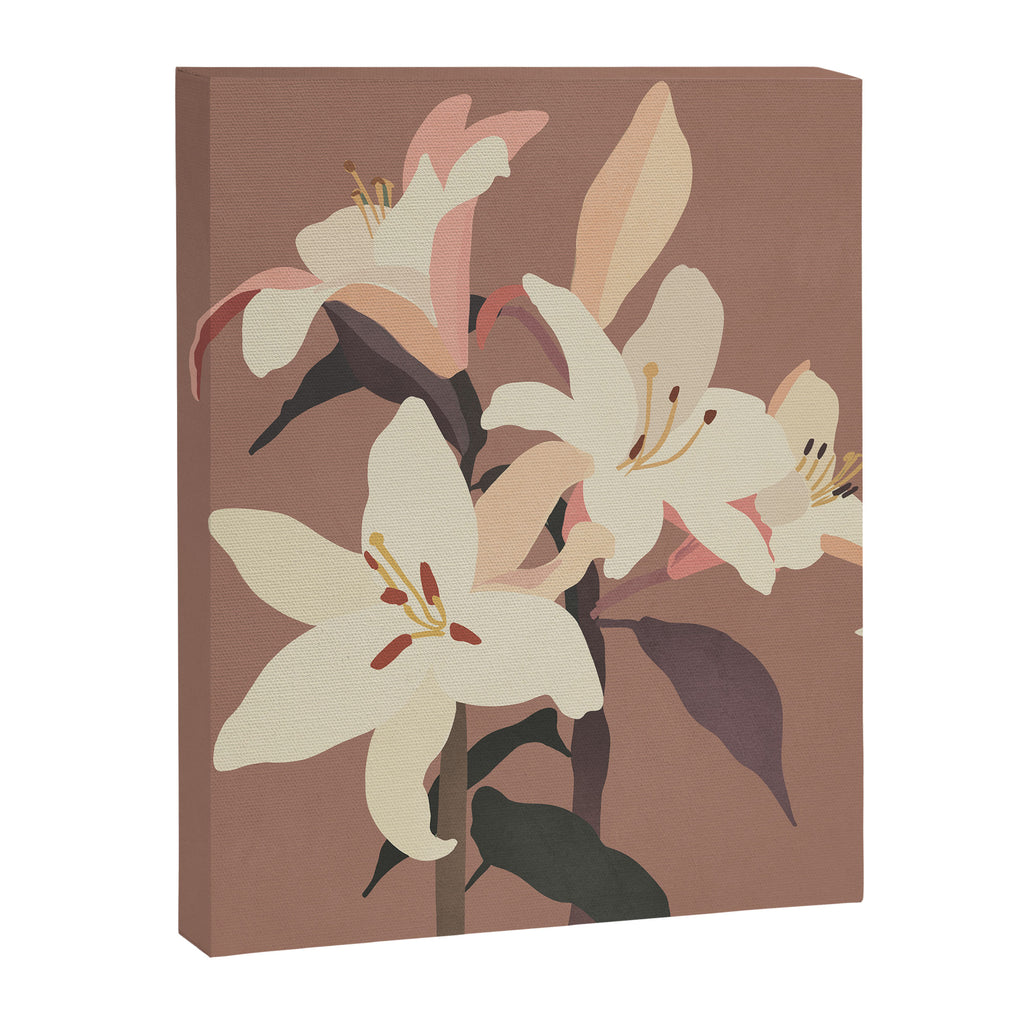 White Lilies 3 Canvas Print Gallery Image 6