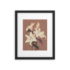 White Lilies 3 Framed Art Print Gallery Image 5