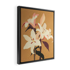 White Lilies Framed Canvas Print Gallery Image 2