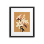 White Lilies Framed Art Print Gallery Image 6