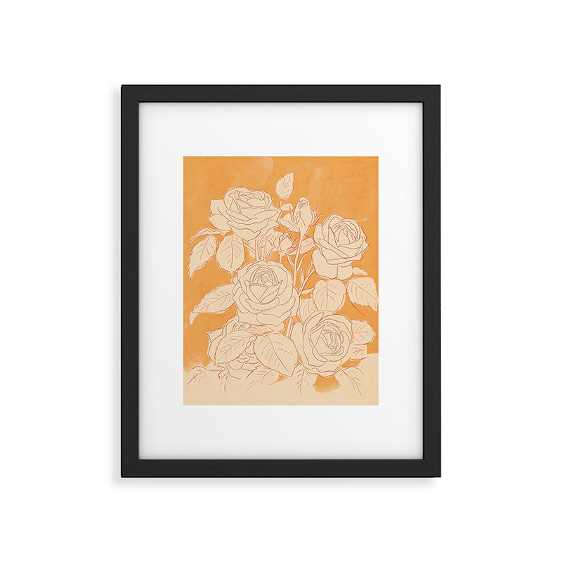 White Roses 2 Framed Art Print Gallery Image 5