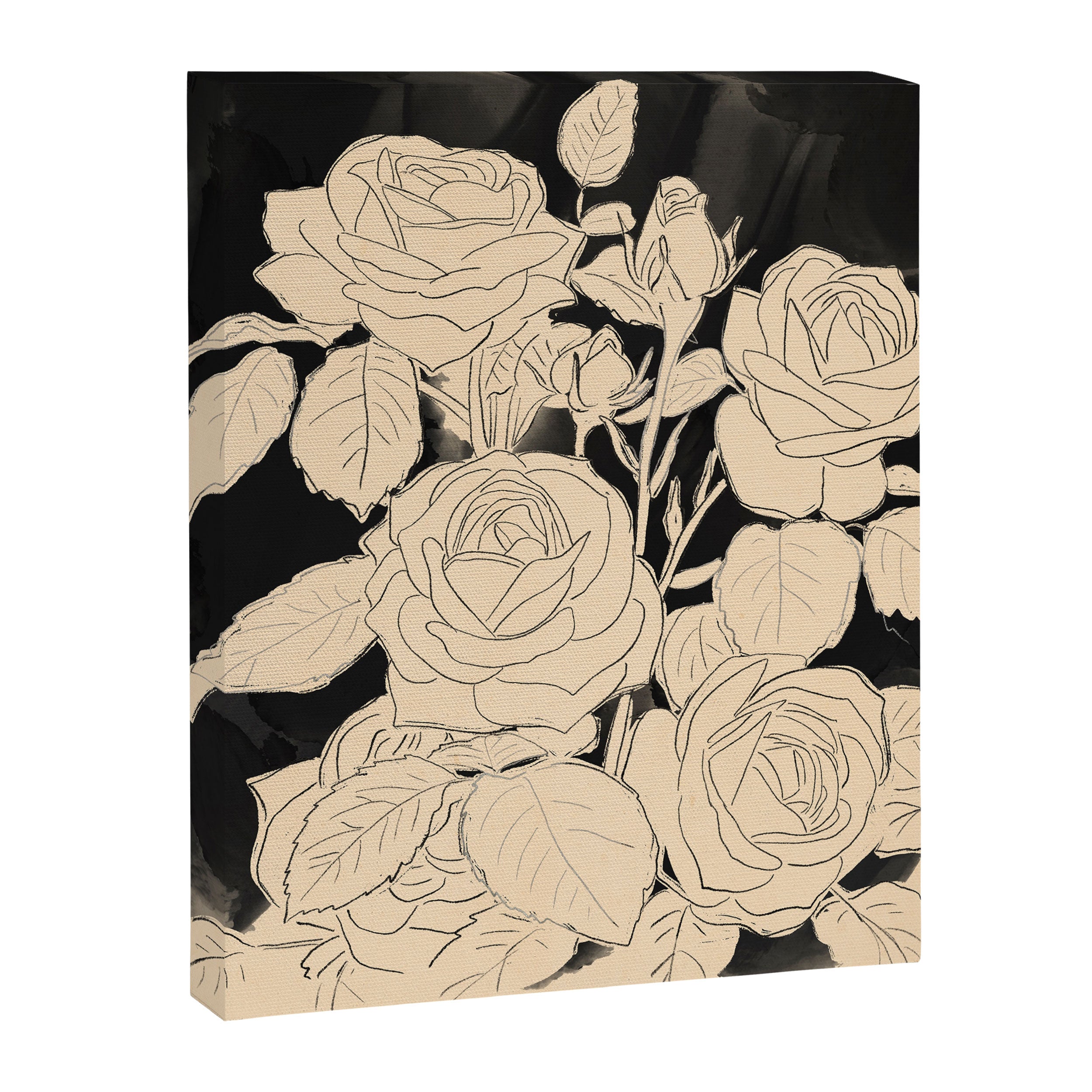 White Roses 3 Canvas Print Gallery Image 6
