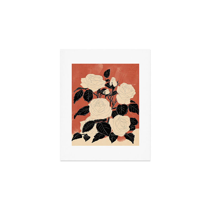 White Roses 4 Art Print Gallery Image 1