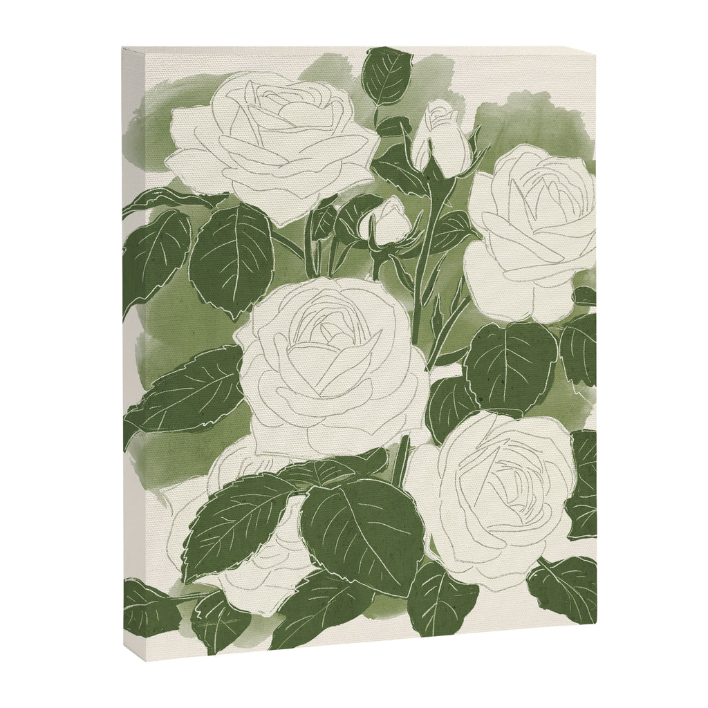 White Roses 6 Canvas Print Gallery Image 6