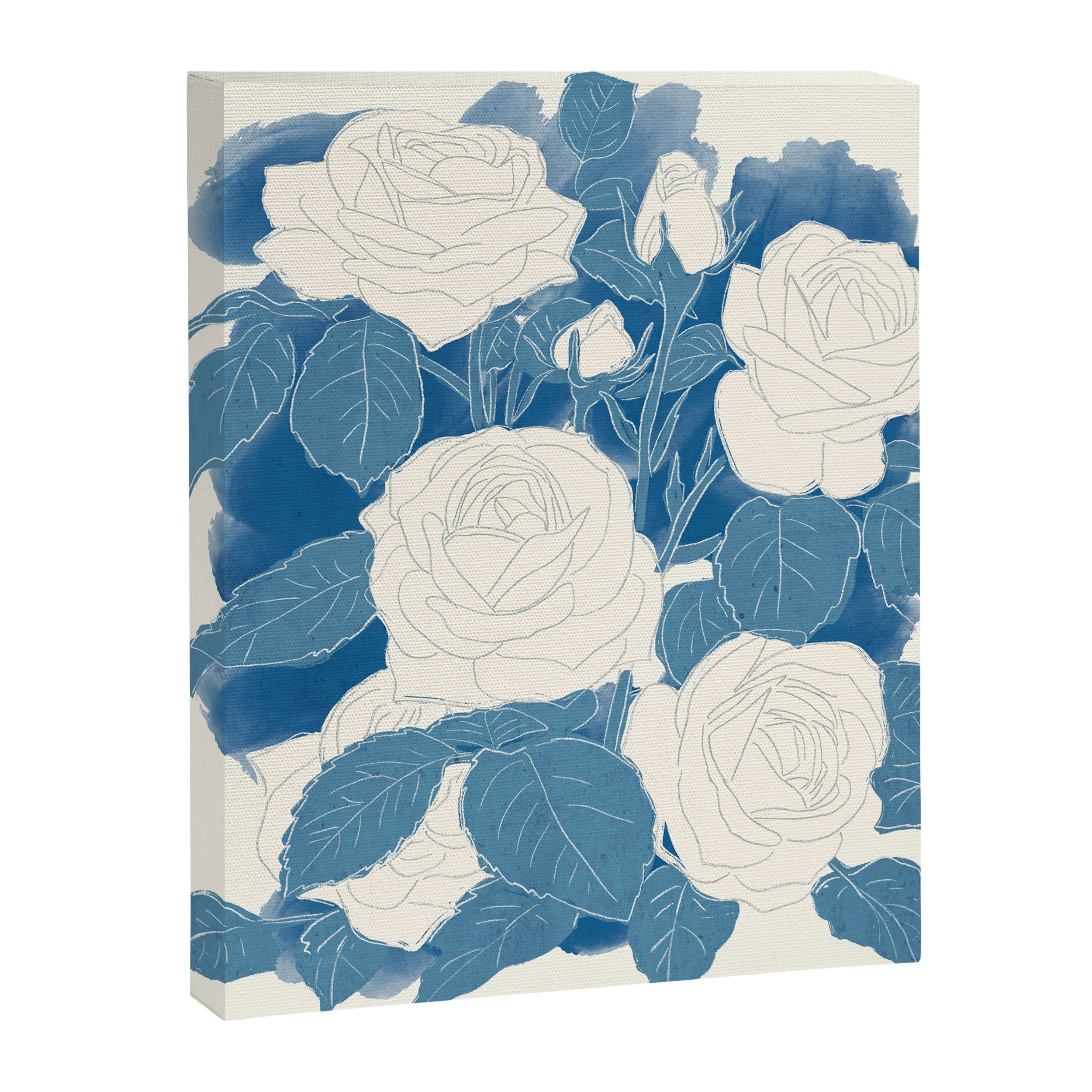White Roses 7 Canvas Print Gallery Image 6