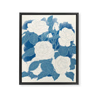 White Roses 7 Framed Canvas Print Gallery Image 6