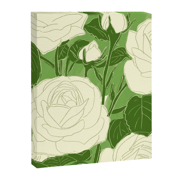 White Roses 8 Canvas Print Gallery Image 1