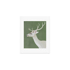 White Stag I Art Print Gallery Image 1