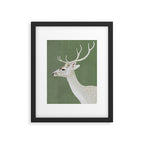 White Stag I Framed Art Print Gallery Image 5