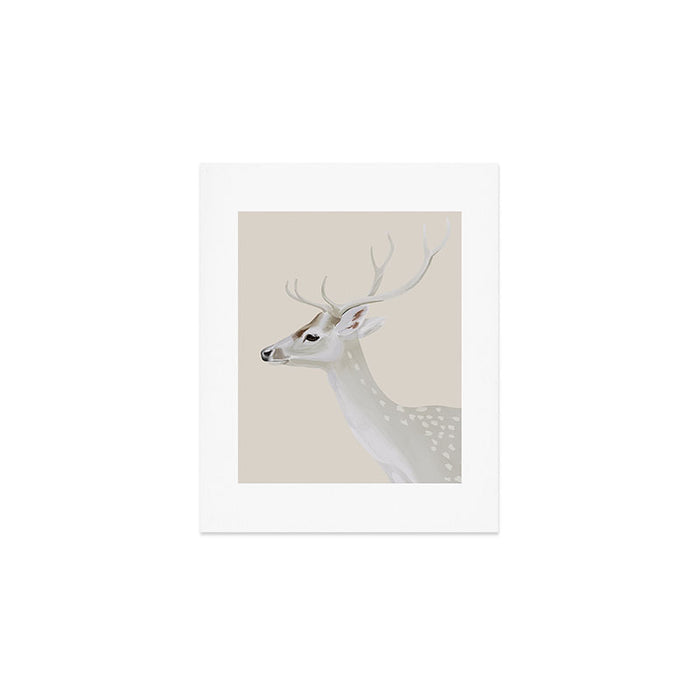 White Stag II Art Print Gallery Image 1