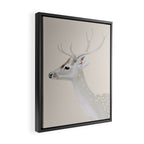 White Stag II Framed Canvas Print Gallery Image 2