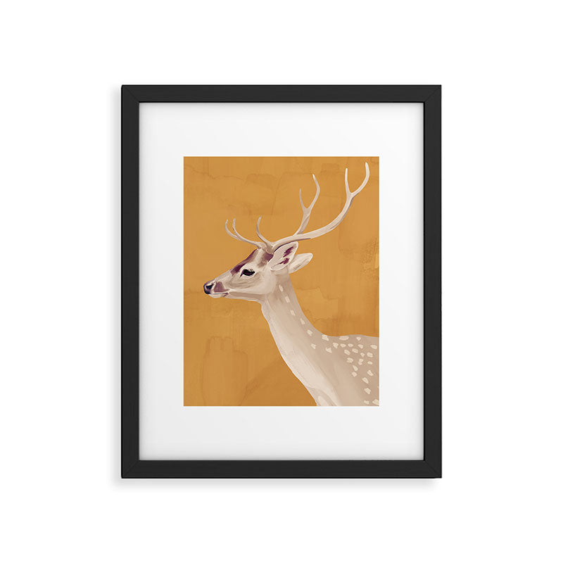 White Stag III Framed Art Print Gallery Image 5