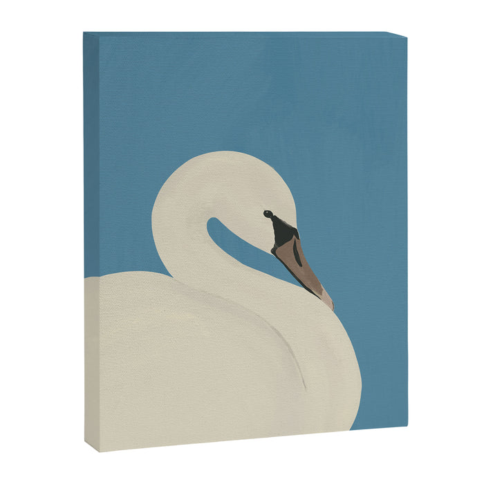 White Swan 3 Canvas Print Gallery Image 1