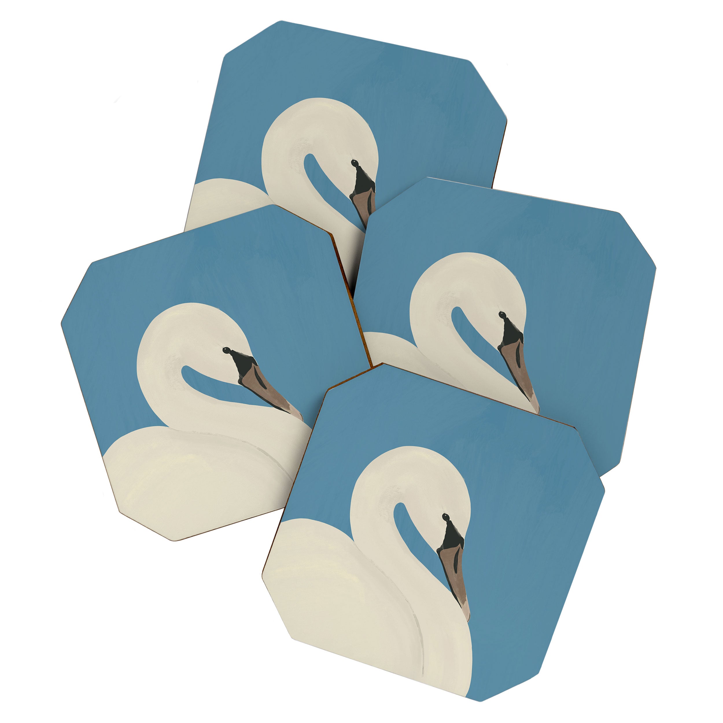 White Swan 3 Coaster Gallery Image 1