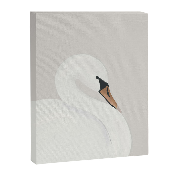 White Swan Canvas Print Gallery Image 1
