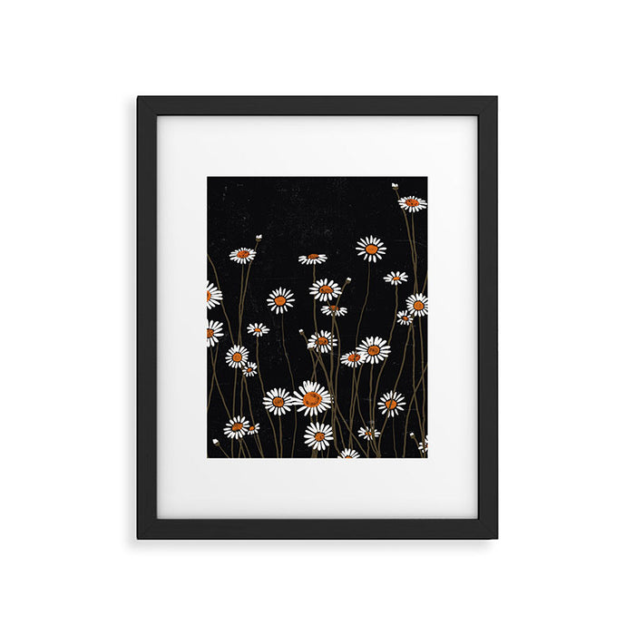 Wild Daisy Flowers 2 Framed Art Print Gallery Image 1