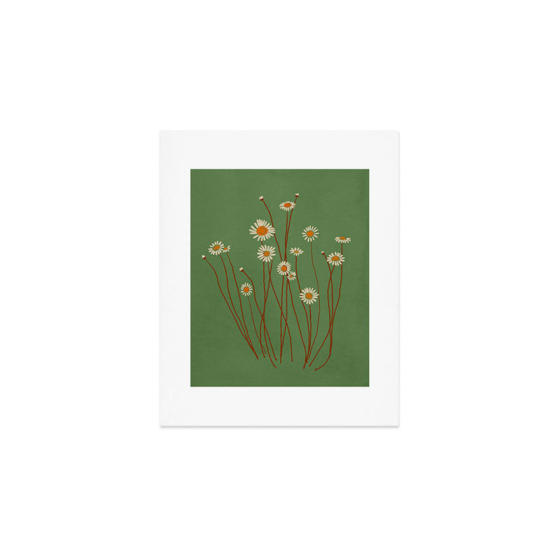 Wild Daisy Flowers 5 Art Print Gallery Image 1
